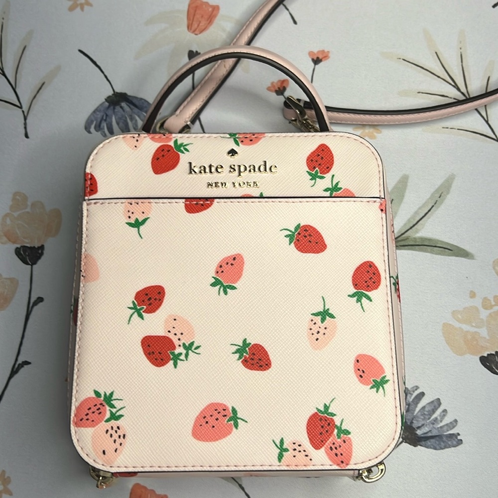 kate spade strawberry crossbody purse